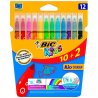 ROTULADOR BIC KIDS COULEUR 10+2