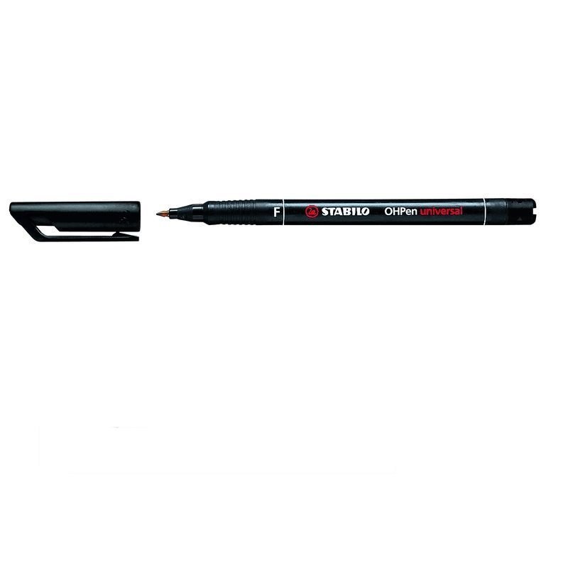 ROTULADOR STABILO OHPEN P/F NEGRO