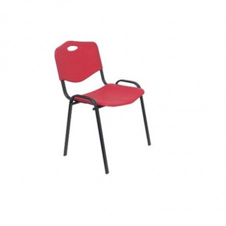 SILLA CONFIDENTE TAPIZADO ROJO