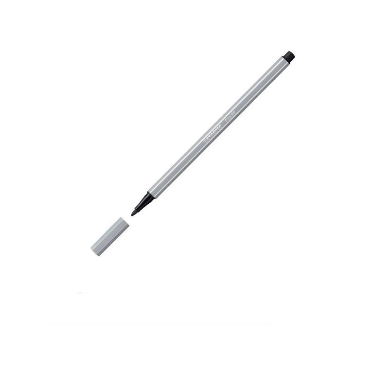ROTULADOR STABILO PEN 68 GRIS MEDIO 