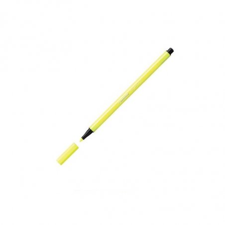 ROTULADOR STABILO PEN 68 AMARILLO FLUOR