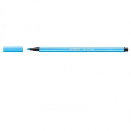 ROTULADOR STABILO PEN 68 AZUL FLUOR 