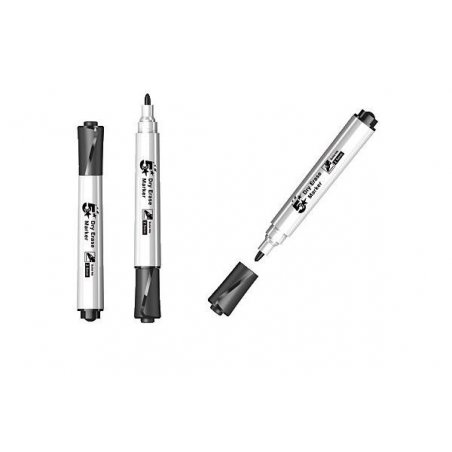 MARCADOR PIZARRA BLANCA 5* NEGRO