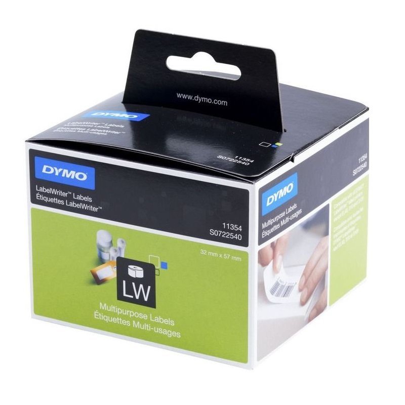 ETIQUETA ADHESIVA BLANCA DYMO LW 57X32MM C/1000