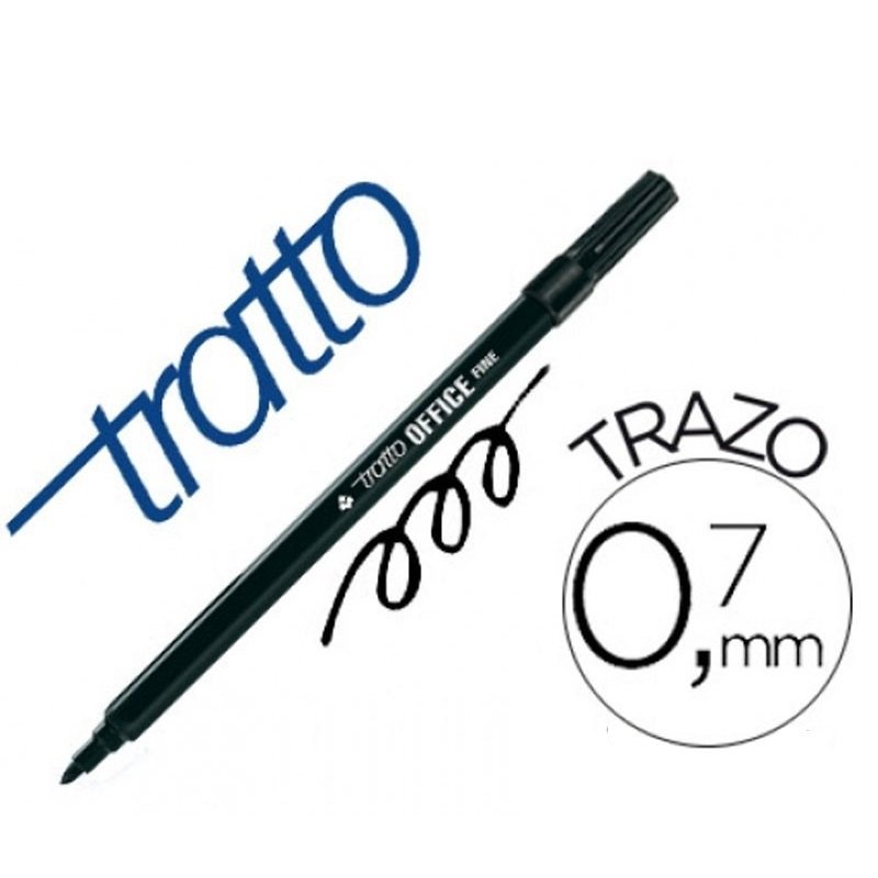 ROTULADOR TRATTO OFFICE NEGRO