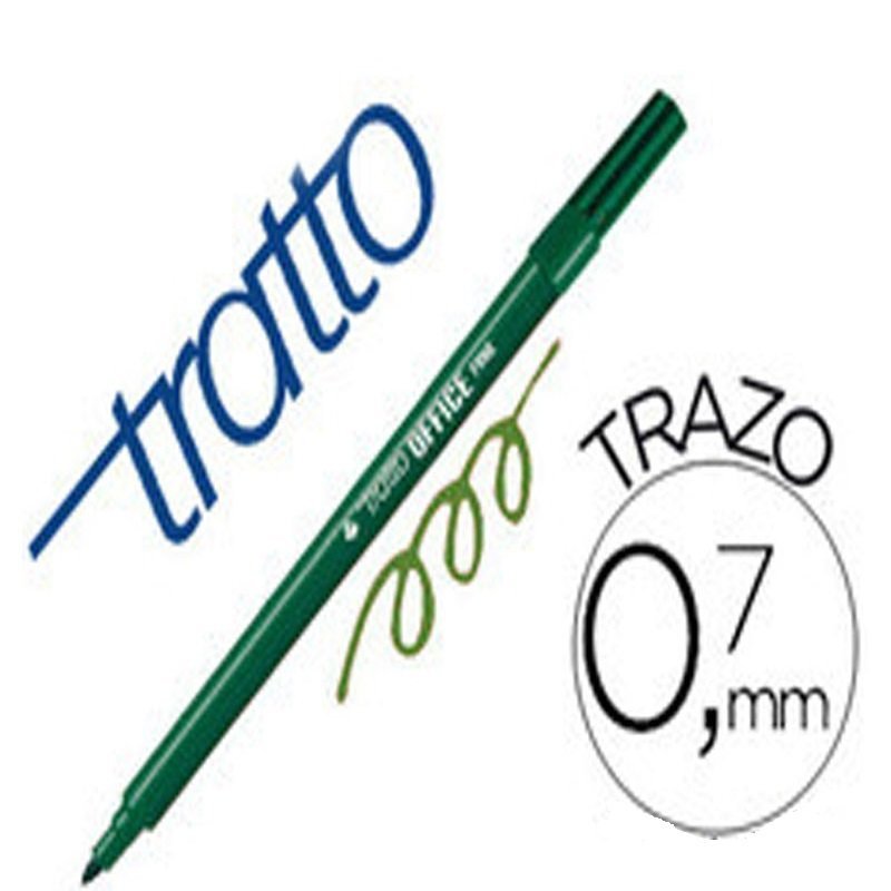 ROTULADOR TRATTO OFFICE VERDE