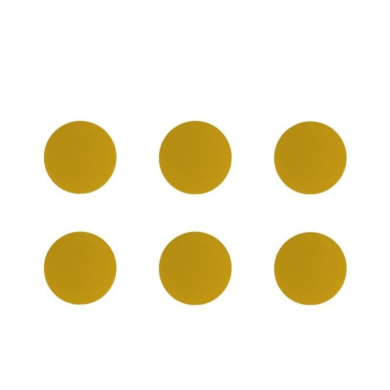 IMAN REDONDO FAIBO 10MM AMARILLO P/6