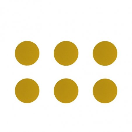 IMAN REDONDO FAIBO 10MM AMARILLO P/6