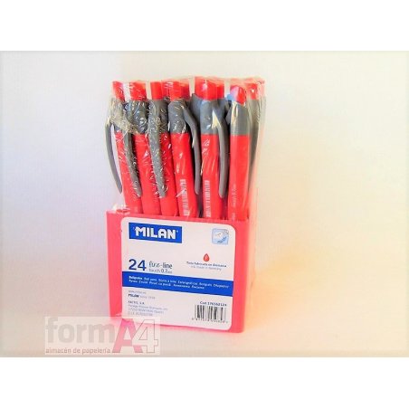 BOLIGRAFO MILAN P-1 TOUCH FINE LINE ROJO