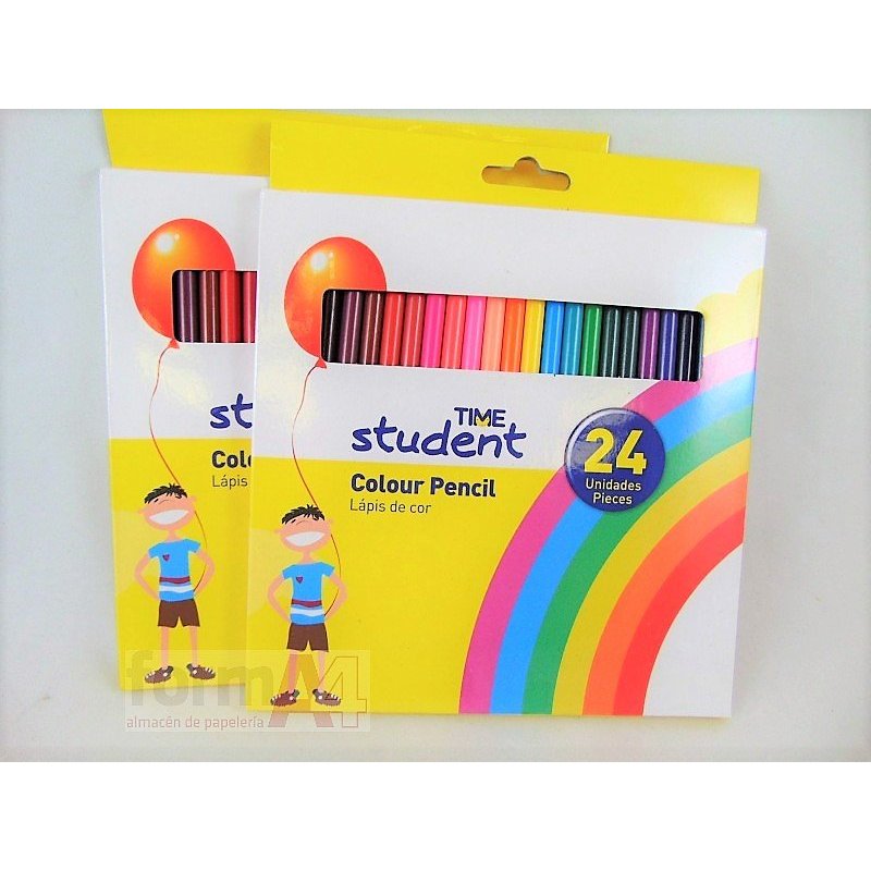 LAPICES DE COLORES TIME STUDENT C/24