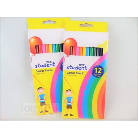 LAPICES DE COLORES TIME STUDENT C/12