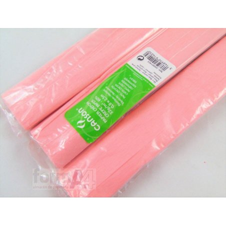 PAPEL CRESPON CANSON ROSA SALMON
