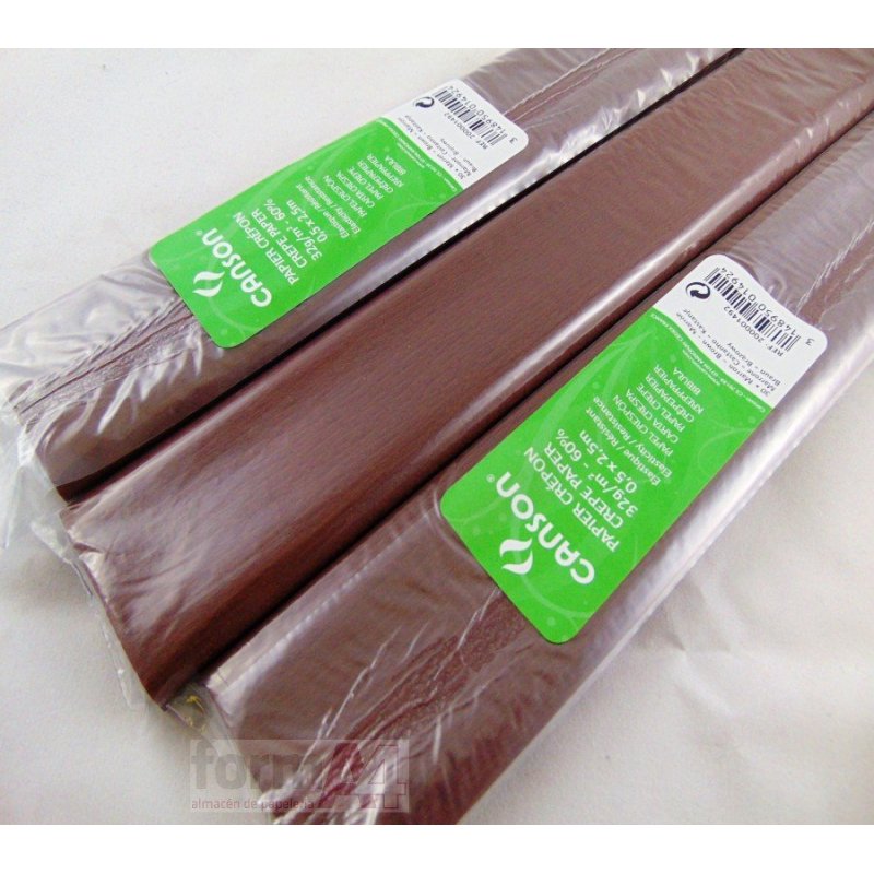 PAPEL CRESPON CANSON MARRON