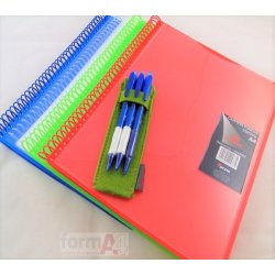 CARPETA ESPIRAL PRYSE 30 FUNDAS A4 C/BOLSILLO