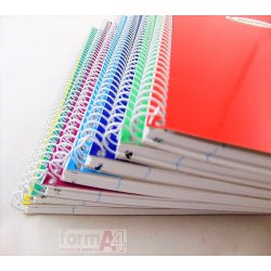 CUADERNO ESPIRAL PACSA 4º 80H. PAUTA 3.5MM.