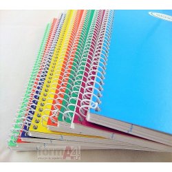 CUADERNO ESPIRAL PACSA 4º 80H. PAUTA 2.5MM.