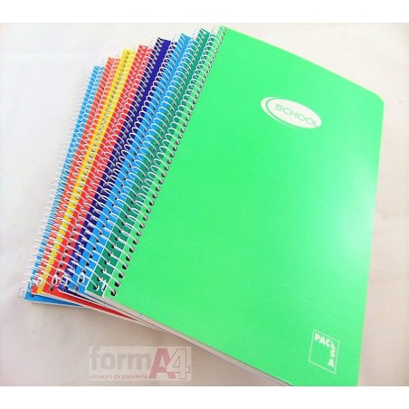 CUADERNO ESPIRAL PACSA 4º 80H. HORIZONTAL