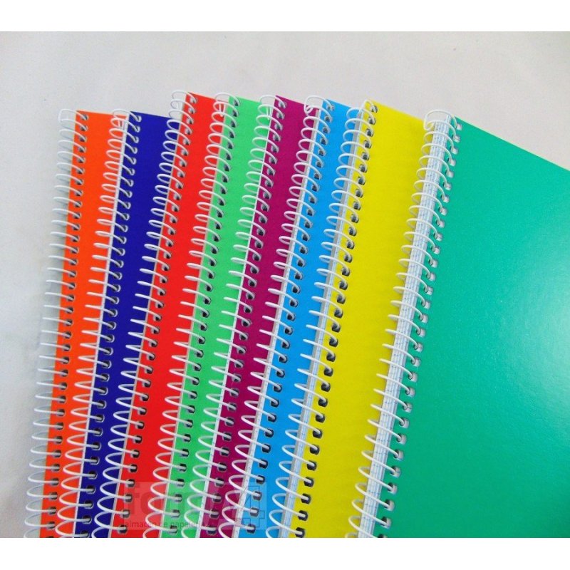 CUADERNO ESPIRAL PACSA FOLIO 80H. CUADROS 4X4MM