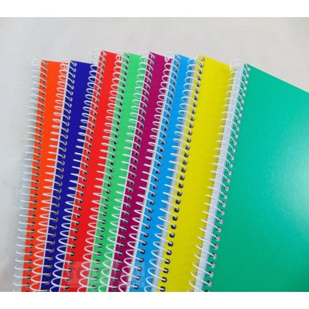 CUADERNO ESPIRAL PACSA FOLIO 80H. CUADROS 4X4MM