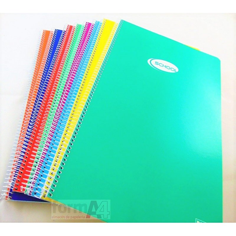 CUADERNO ESPIRAL PACSA FOLIO 80H. HORIZONTAL