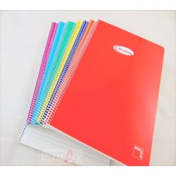CUADERNO ESPIRAL PACSA FOLIO 80H. HORIZONTAL