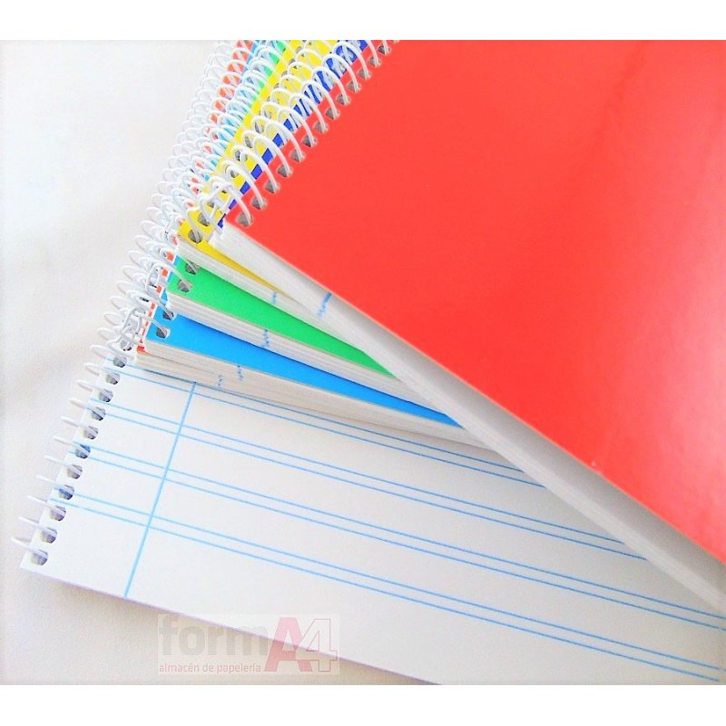 CUADERNO ESPIRAL PACSA FOLIO 80H. PAUTA 2.5MM