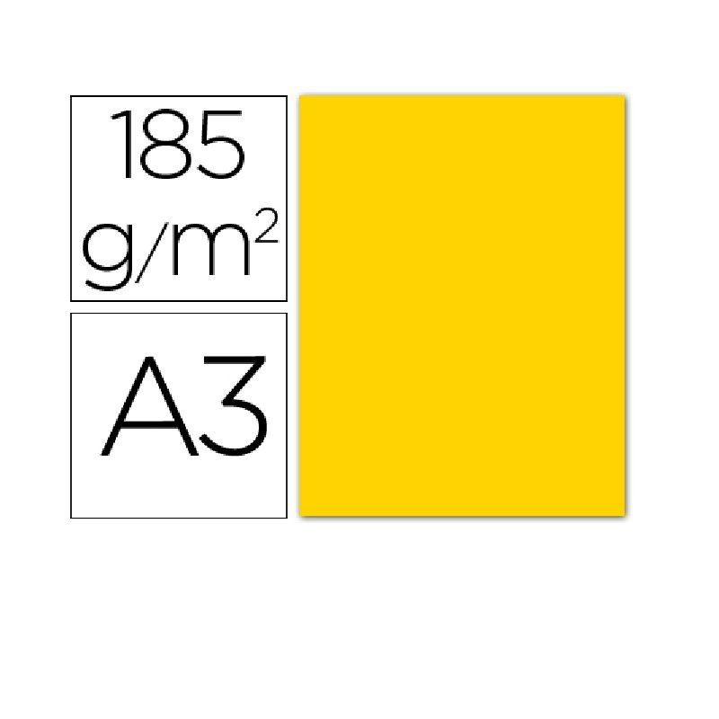 CARTULINA IRIS A3 GUALDA P/50