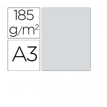 CARTULINA IRIS A3 GRIS PERLA P/50