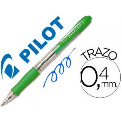 BOLIGRAFO PILOT SUPERGRIP VERDE CLARO
