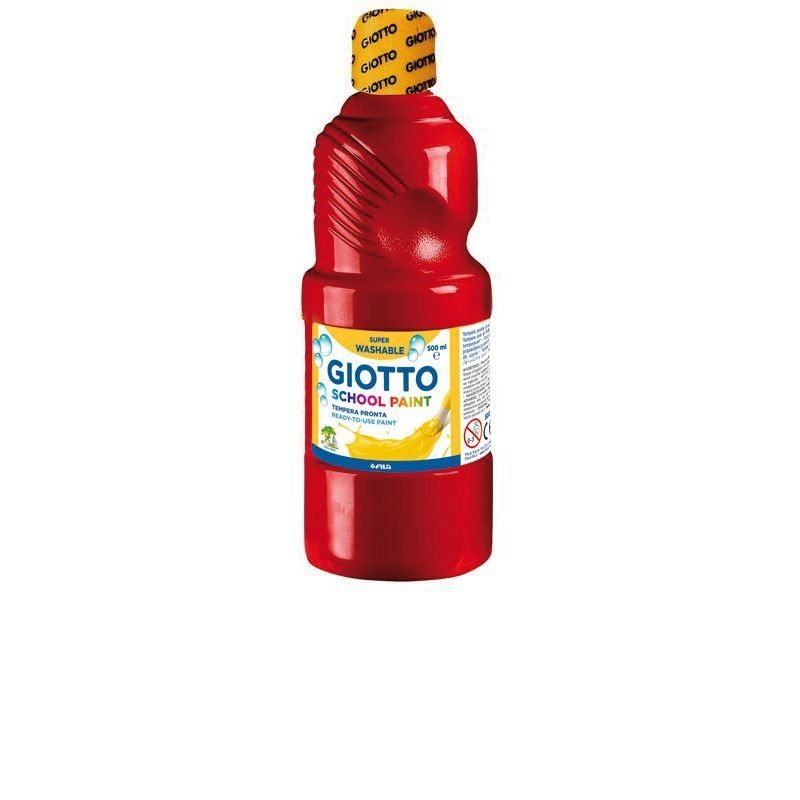 TEMPERA ESCOLAR GIOTTO 500ML ROJO