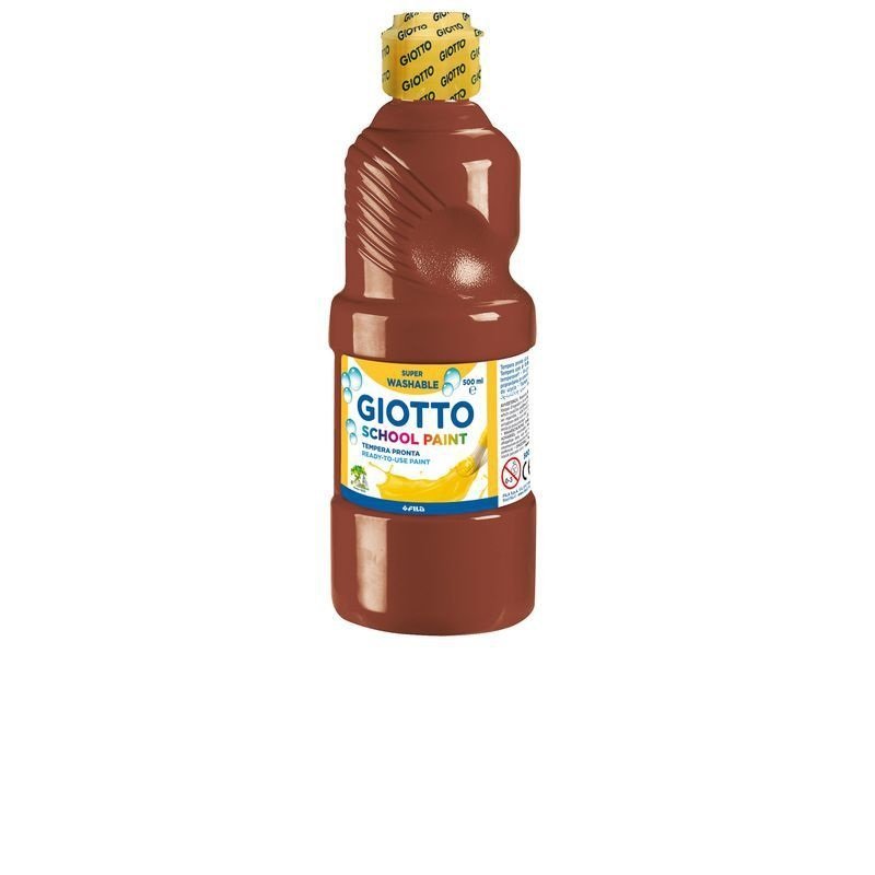 TEMPERA ESCOLAR GIOTTO 500ML MARRON