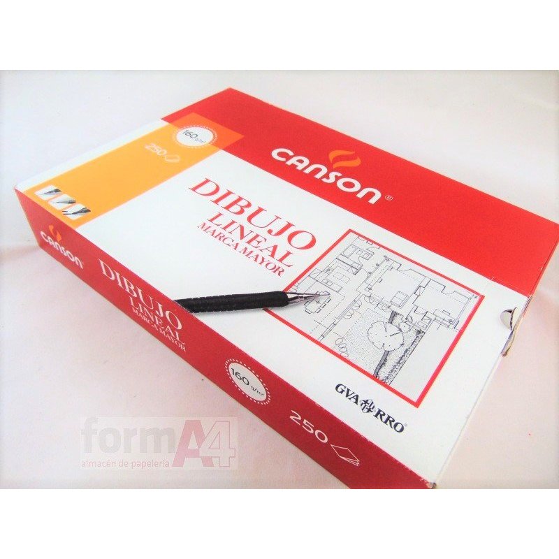 PAPEL DIBUJO CANSON M. MAYOR A4 160GR. P/250