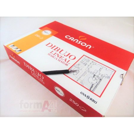 PAPEL DIBUJO CANSON M. MAYOR A4 160GR. P/250