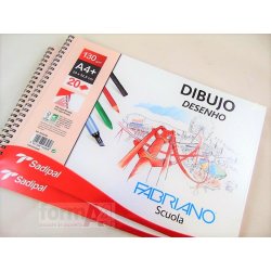 PAPEL DIBUJO FABRIANO 130GR...