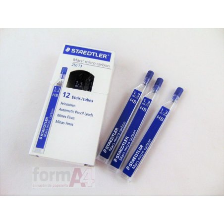 MINAS DE GRAFITO MARS MICRO 1.3MM HB EST/6