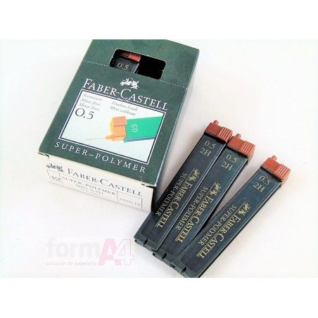 MINAS DE GRAFITO FABER-CASTELL 0,5 2H EST/12