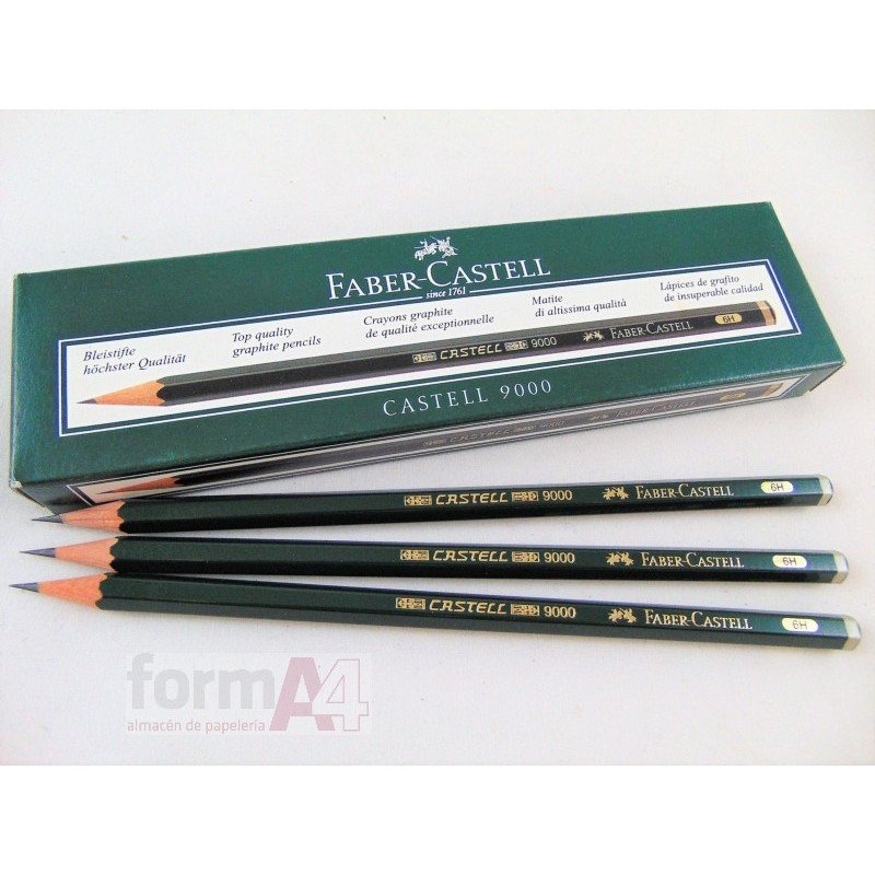 LAPIZ FABER-CASTELL 9000 6H
