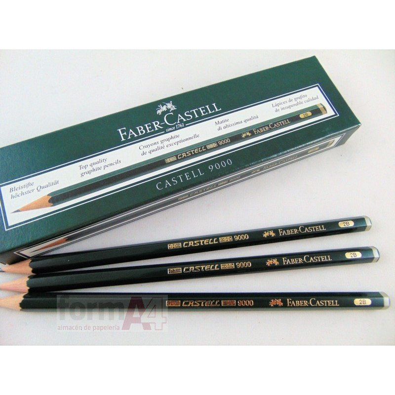 LAPIZ FABER-CASTELL 9000 2B
