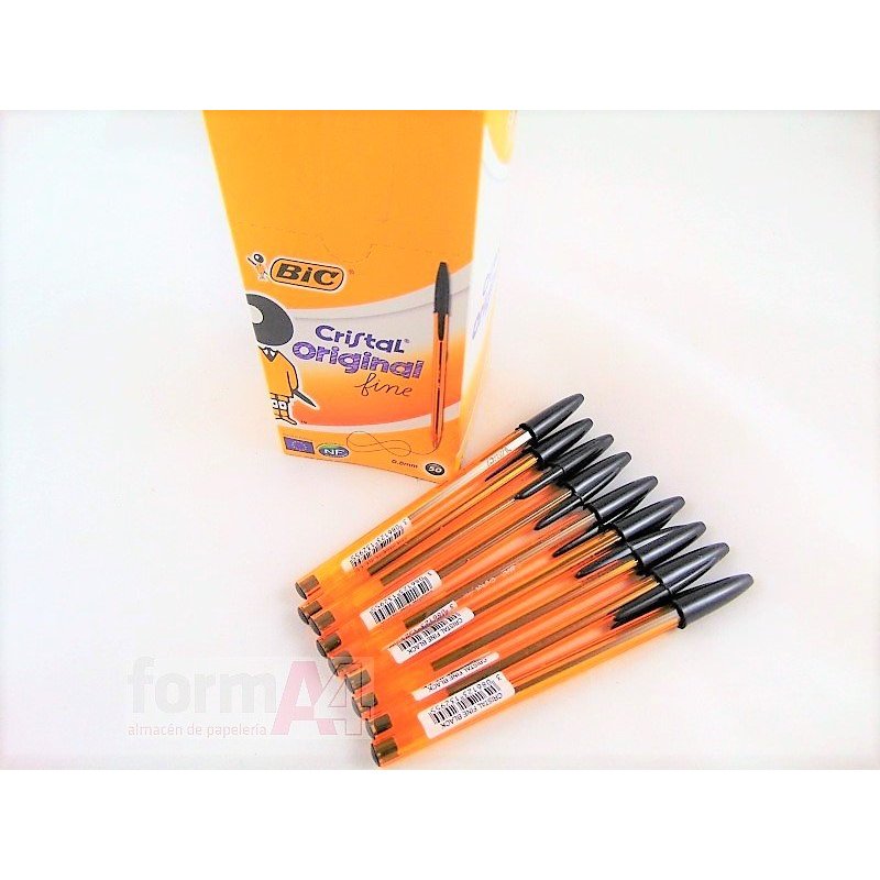 BOLIGRAFO BIC CRISTAL FINE NEGRO