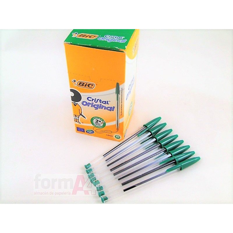 BOLIGRAFO BIC CRISTAL VERDE