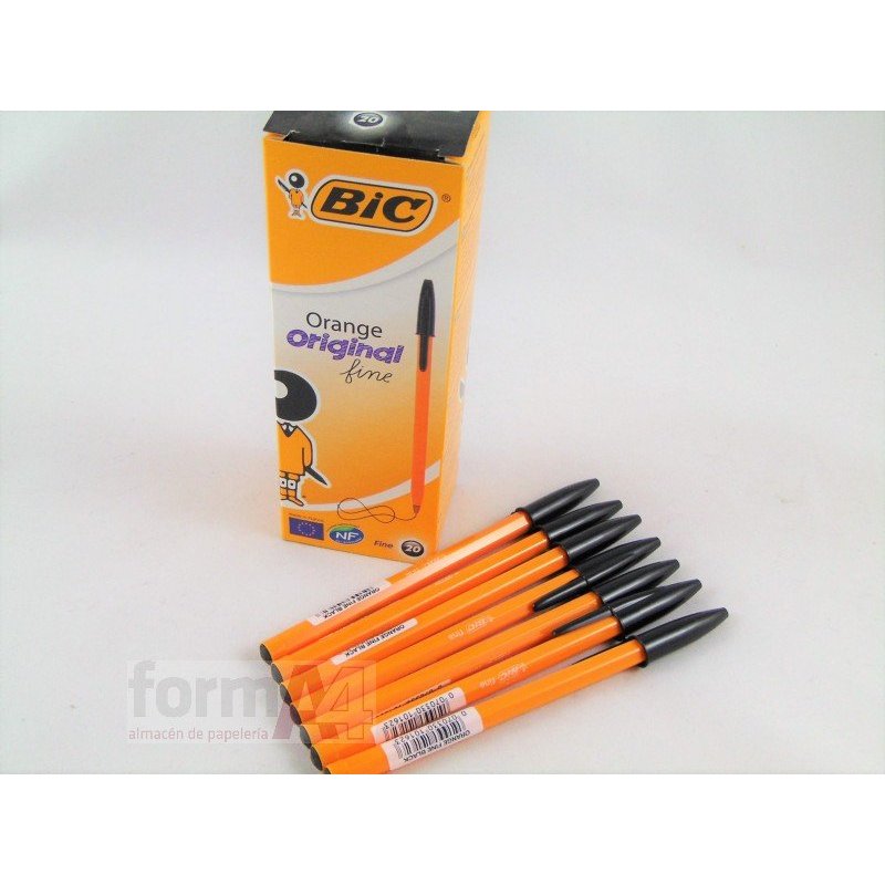 BOLIGRAFO BIC NARANJA NEGRO