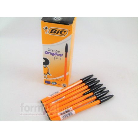 BOLIGRAFO BIC NARANJA NEGRO