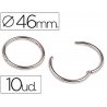 ANILLAS METALICAS LIDERPAPEL 46MM C/10
