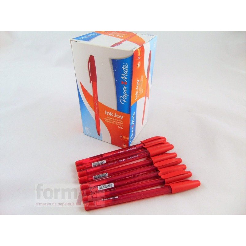 BOLIGRAFO P. MATE INKJOY 100 ROJO