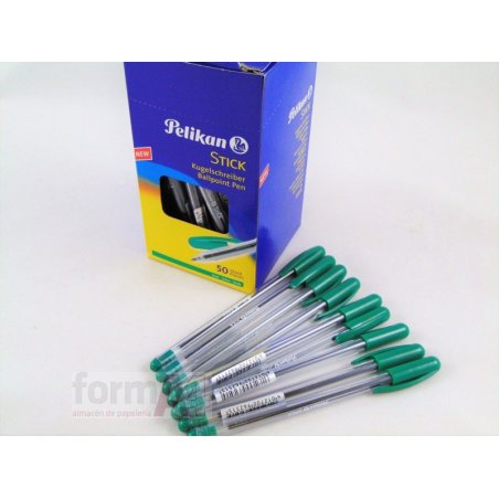 BOLIGRAFO PELIKAN STICK VERDE