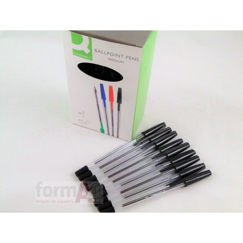 BOLIGRAFO Q-CONNECT NEGRO