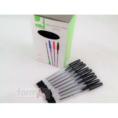 BOLIGRAFO Q-CONNECT NEGRO