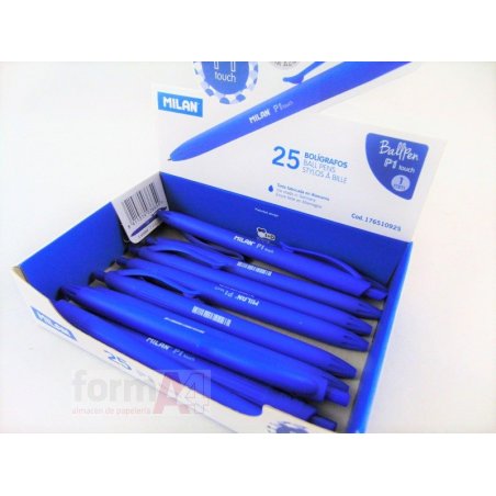 BOLIGRAFO MILAN P-1 TOUCH AZUL