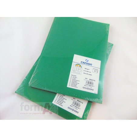 CARTULINA IRIS A4 VERDE AMAZONAS P/50