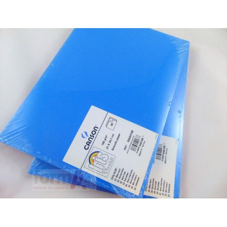 CARTULINA IRIS A4 AZUL MAR P/50